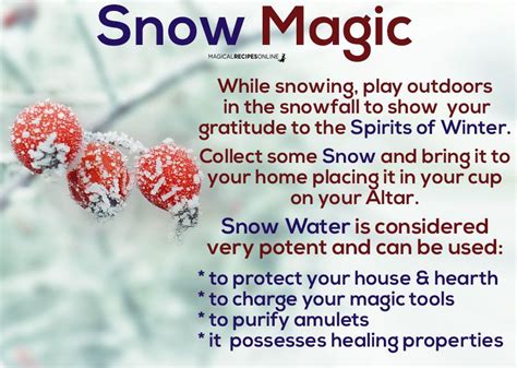 Magic based winter observances